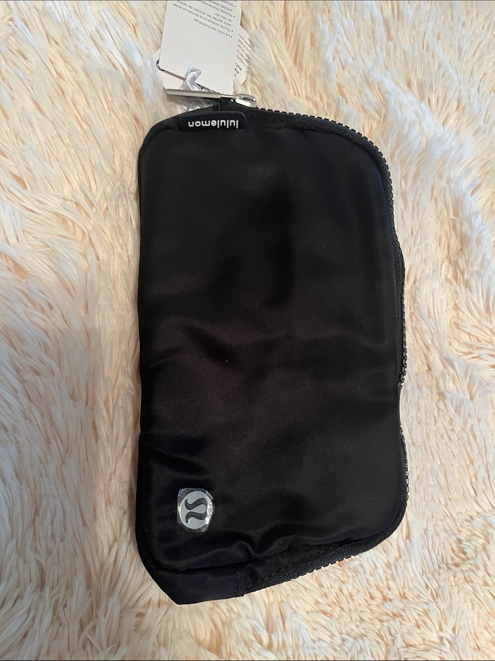 lululemon athletica Black Mini Zip Pouch Organizer